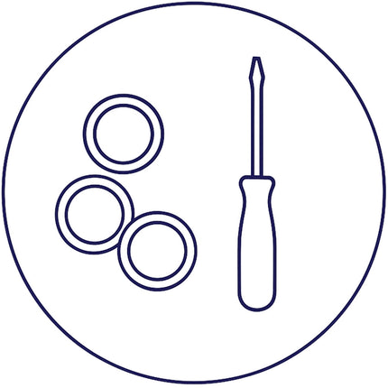 Flautas remonta paliktņi un skrūvgriezis