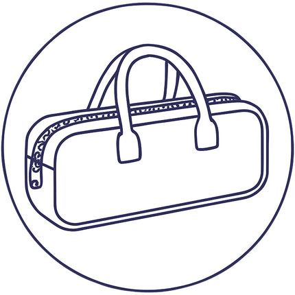 Flautas soma ar rokturiem un rāvējslēdzēju